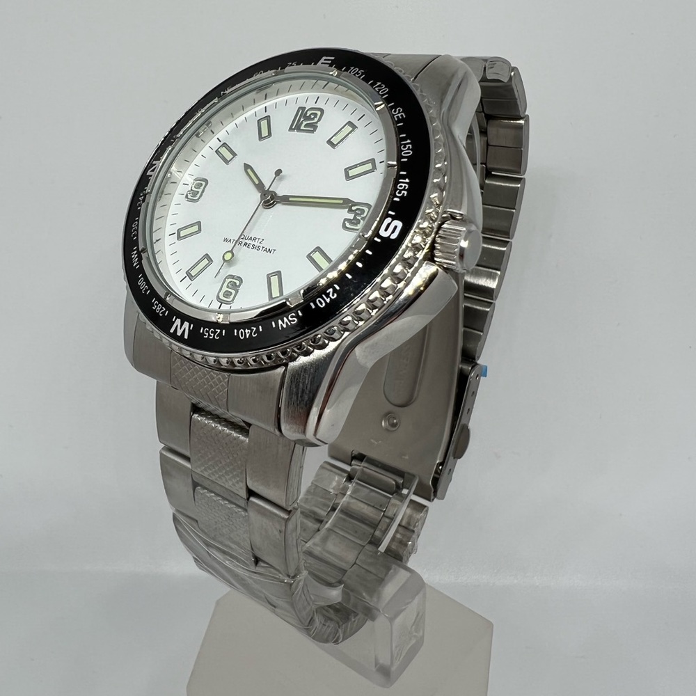 White & Green Watch